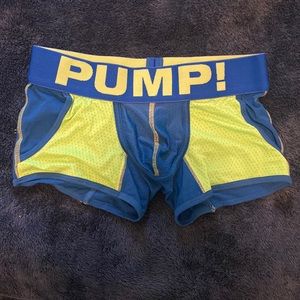Pump! Trunks - Blue/Green - Medium